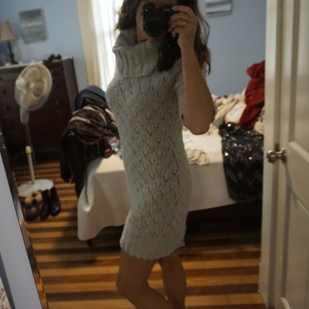 Angora wool Blend sweater dress